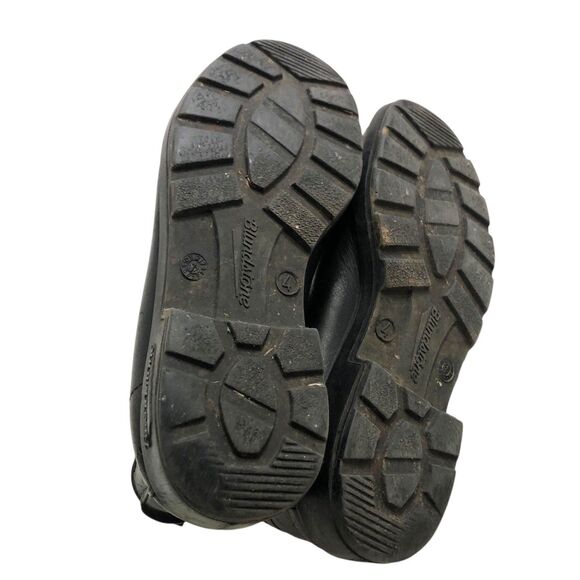 Blundstone Distressed Unisex Chelsea Boots Rustic Black Size 4 W/6 Mail Scuffed - Picture 10 of 15